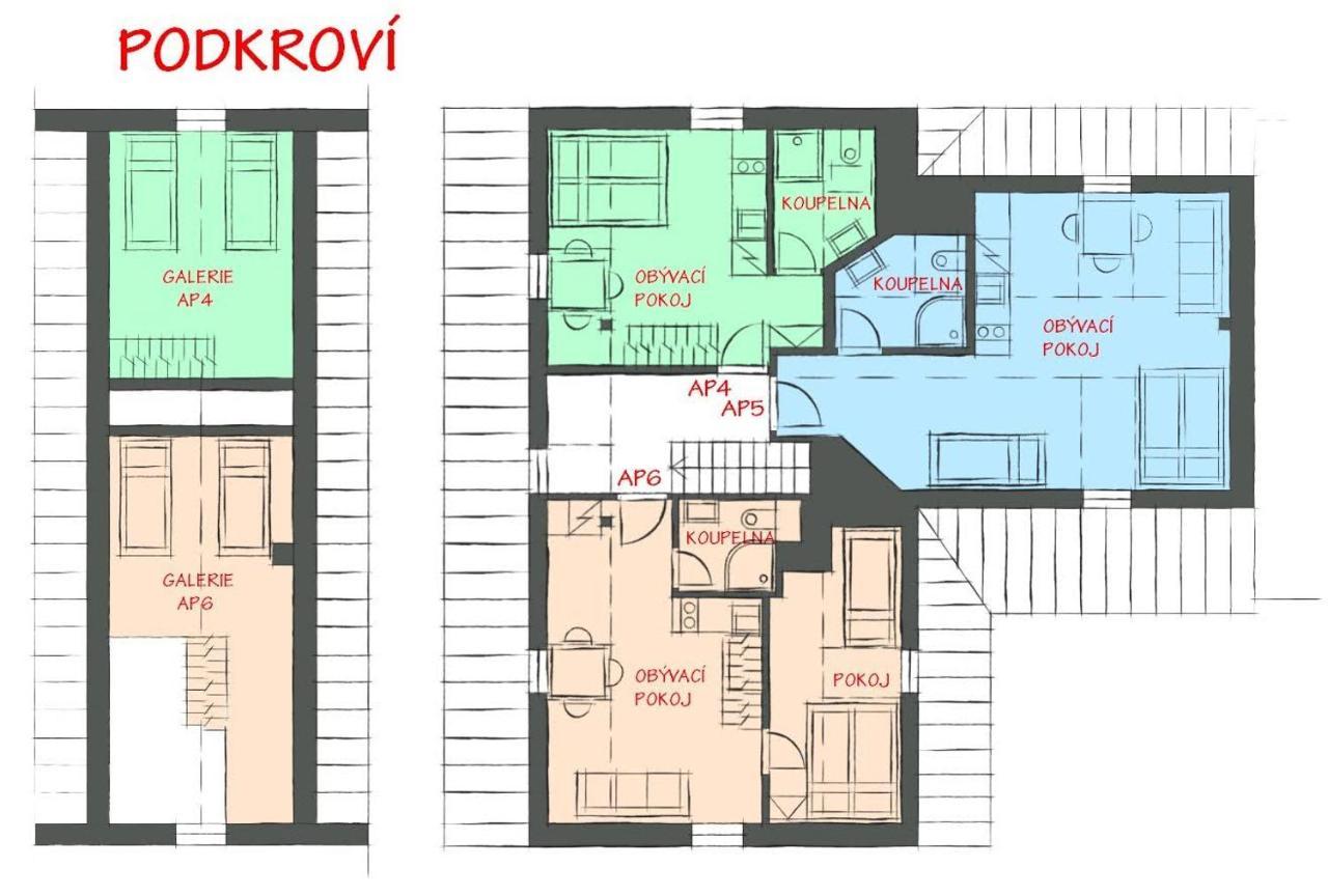 Apartmany U Muzea Horní Blatná Exterior foto