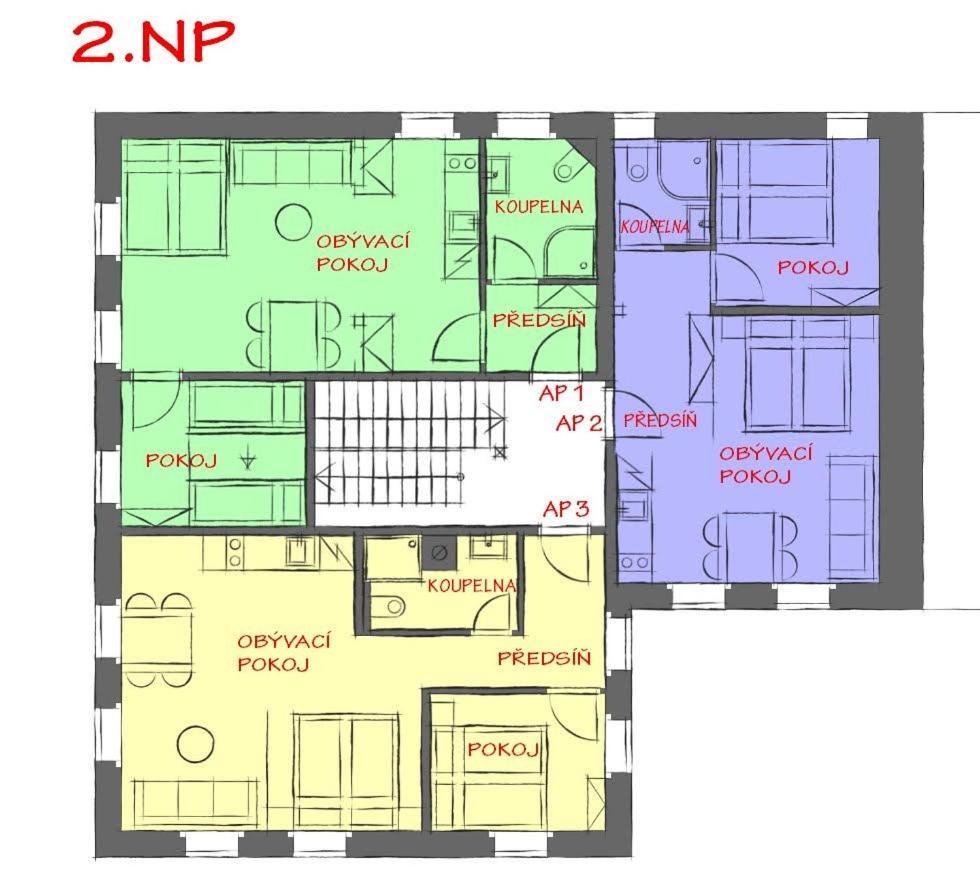 Apartmany U Muzea Horní Blatná Exterior foto